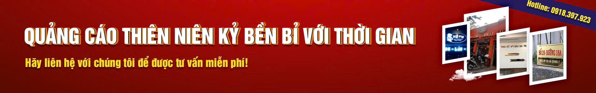DỊCH VỤ TƯ VẤN - THIẾT KẾ - THI CÔNG - IN ẤN QUẢNG CÁO