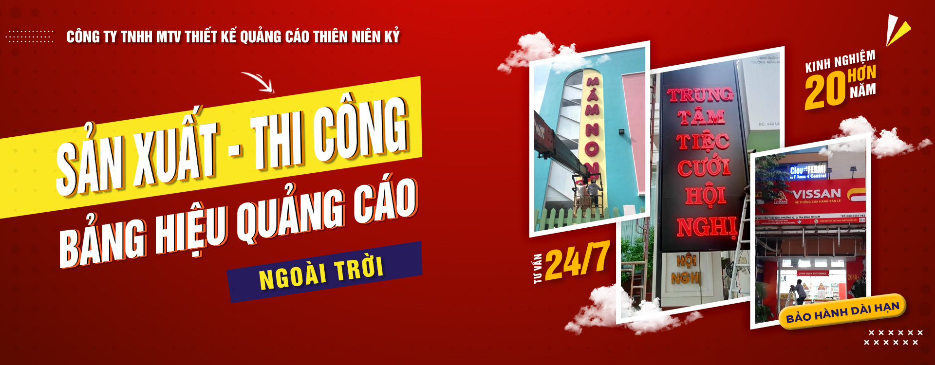 CÔNG TY TNHH MỘT THÀNH VIÊN THIẾT KẾ QUẢNG CÁO THIÊN NIÊN KỶ